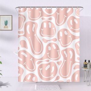 Retro Hippie Shower Curtain for Bathroom,60s 70s Colorful Vintage Shower…